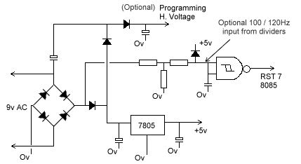 PSU High voltage generator and 100Hz reference sketch