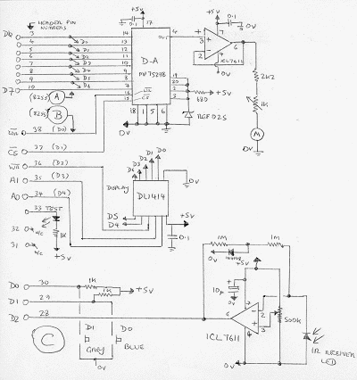 Shutter speed tester full schematic